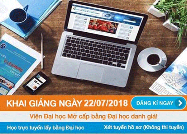 Lịch khai giảng khóa đào tạo trực tuyến EHOU Tháng 7