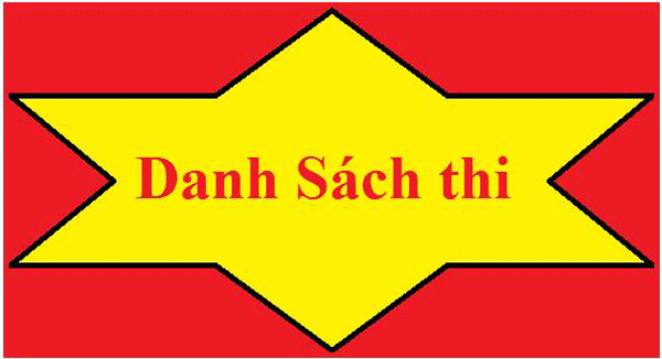 danh sách thi