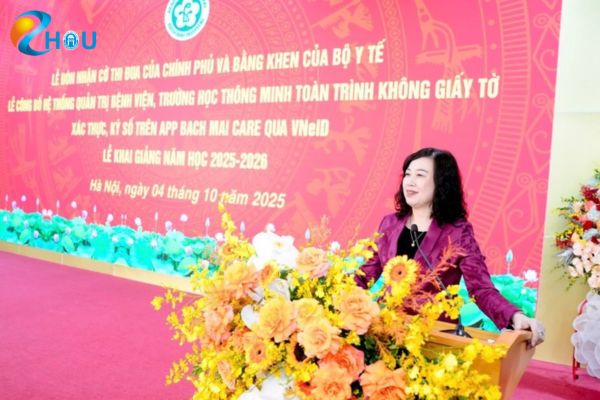 bo truong bo y te dao hong lan phat bieu tai benh vien bach mai